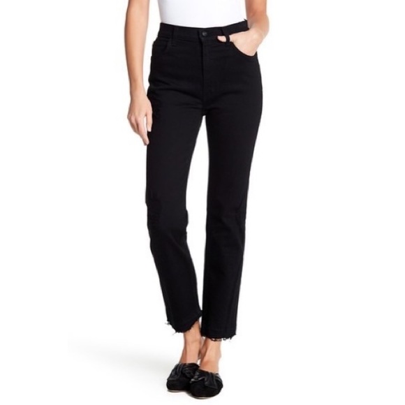 10 Crosby Derek Lam Denim - DEREK LAM 10 CROSBY High Rise Straight Jeans